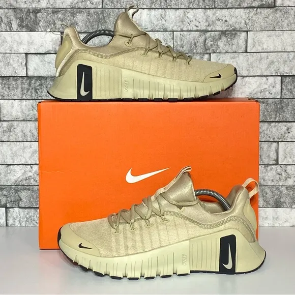New Nike Free Metcon 6 Mens 12 Desert Khaki Athletic Shoes