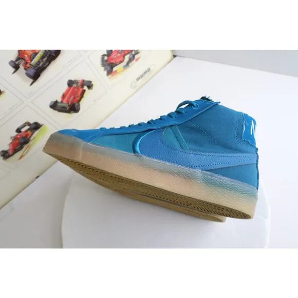 New Nike SB Blazer Mid Premium Plus Teal Gum Shoes Sneakers DV5468-300 Size 9