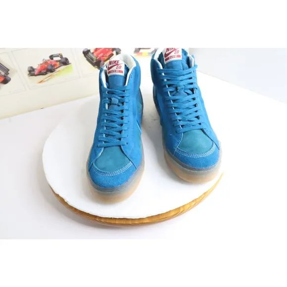 New Nike SB Blazer Mid Premium Plus Teal Gum Shoes Sneakers DV5468-300 Size 9