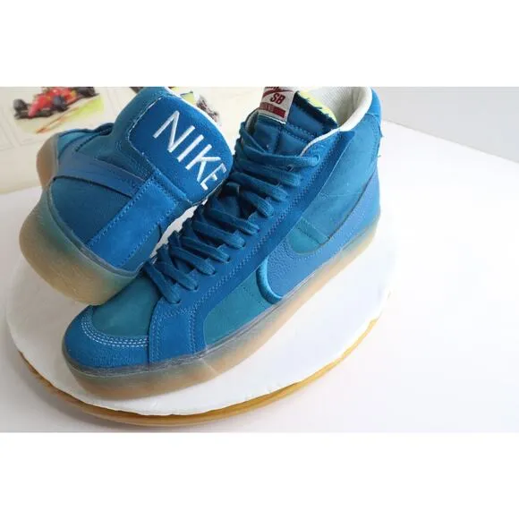 New Nike SB Blazer Mid Premium Plus Teal Gum Shoes Sneakers DV5468-300 Size 9