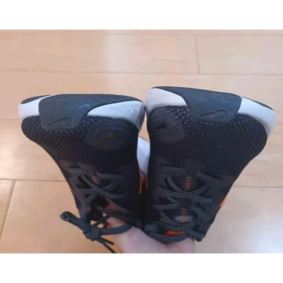 New No Box Nike Mens Renew Run Black Total Orange Running Shoes CK6357-001 Sz 12
