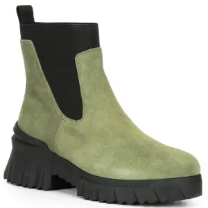 NEW Nurture Denali Green Black suede water resistant winter boot women size 8