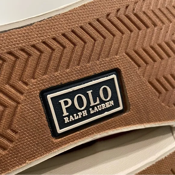 NEW POLO RALPH LAUREN KEATON PONY CORDUROY LACE UP SNEAKERS SZ 8.5 MENS - 9079