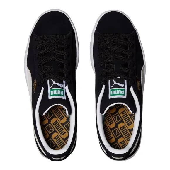NEW PUMA Suede Classic XXI SNEAKERS Men's US 14 Black &amp; White Shoes In BOX