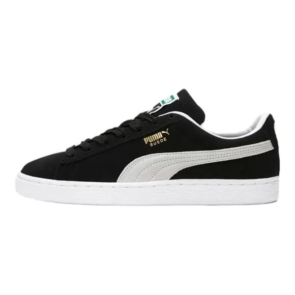 NEW PUMA Suede Classic XXI SNEAKERS Men's US 14 Black &amp; White Shoes In BOX
