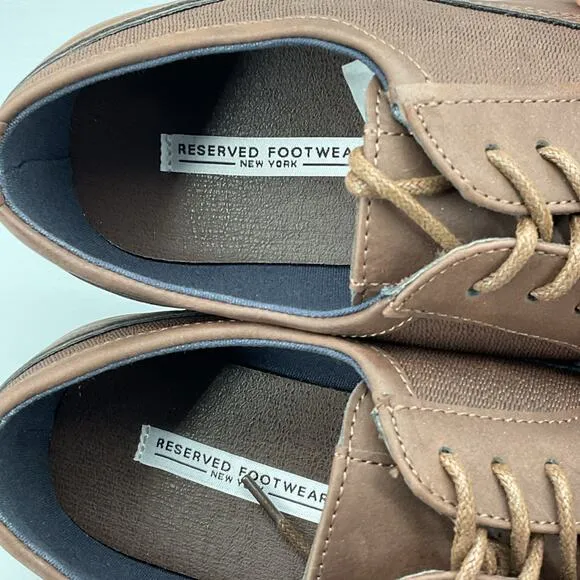 NEW Reserved Footwear Men’s Asher Oxford Dress Shoes Brown Size 9.5