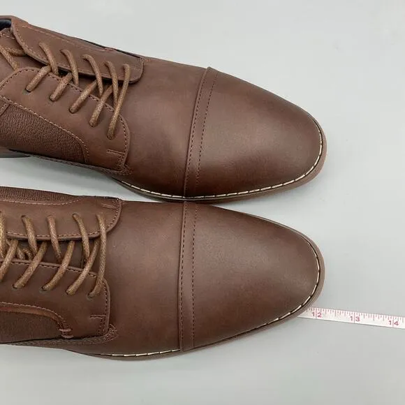 NEW Reserved Footwear Men’s Asher Oxford Dress Shoes Brown Size 9.5