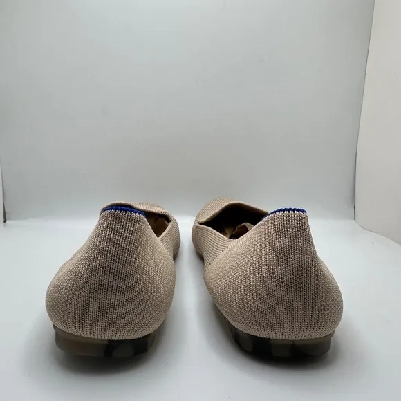 NEW Rothy’s The Loafer Round Toe Knit Shoes in Ecru Women’s Sz 5.5