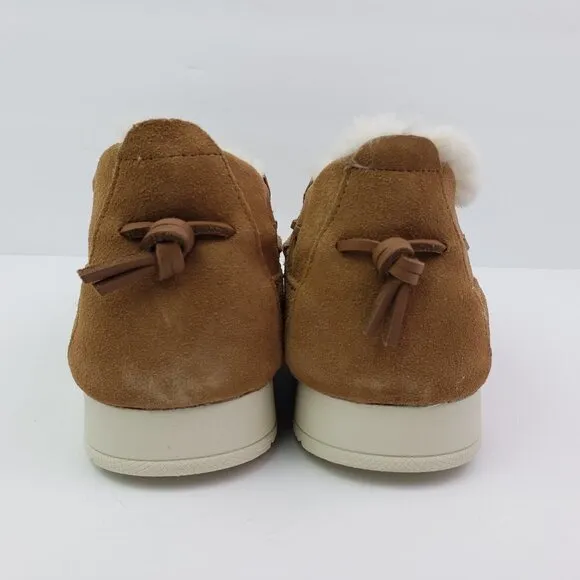 NEW Sperry Moc Sider WR Mens Size 10.5 Tan Suede Comfort Lined Shoes STS23726