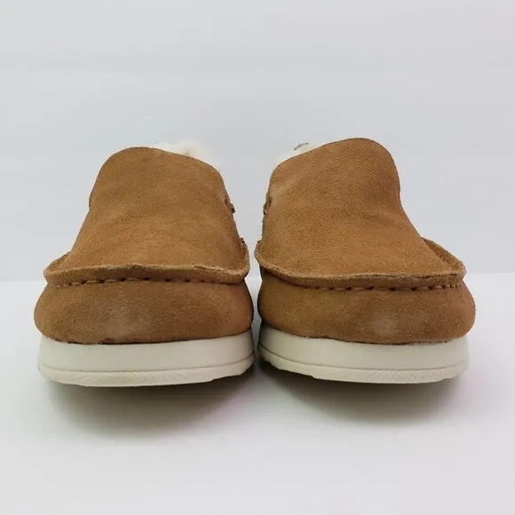 NEW Sperry Moc Sider WR Mens Size 10.5 Tan Suede Comfort Lined Shoes STS23726