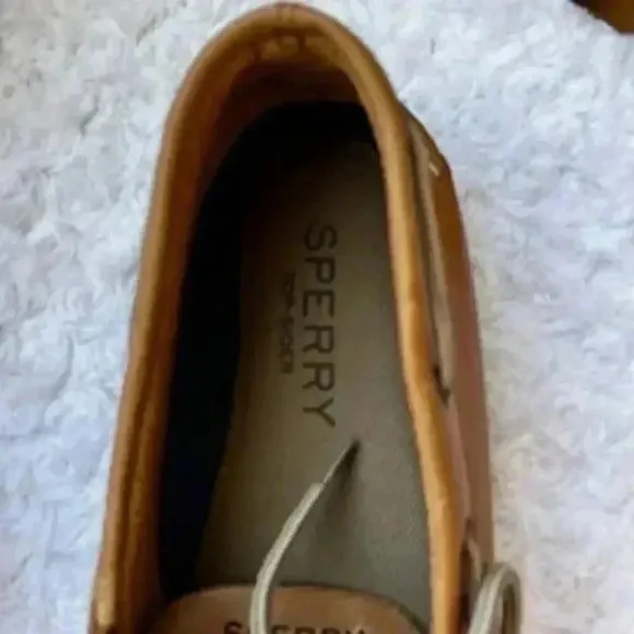NEW Sperry Topsiders Leeward Boat Shoes 2 Eye Sahara Tan Men’s Sz 13 NWT
