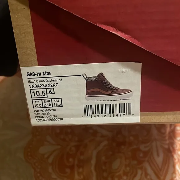 New vans sk8 Mte toodler leather shoes 10.5