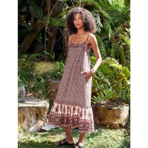NEW Xirena Dakota Henna Dress Multicolored Sleeveless Pockets SZ Small