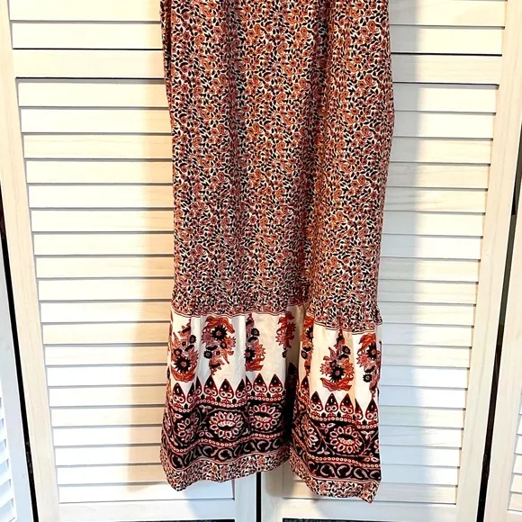 NEW Xirena Dakota Henna Dress Multicolored Sleeveless Pockets SZ Small