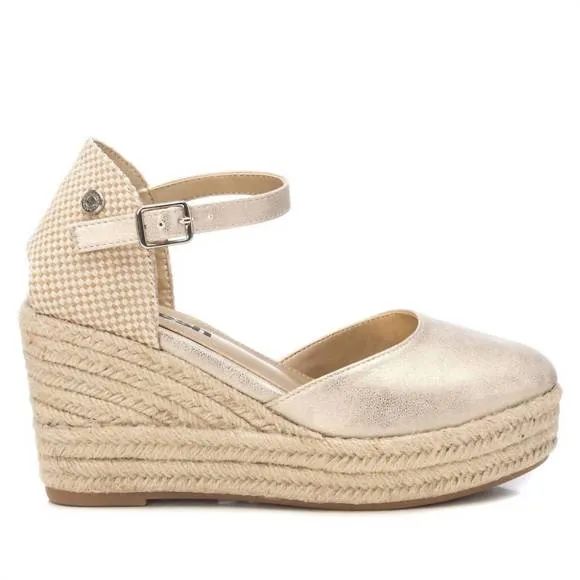 NEW XTI women's wedge sandals in gold