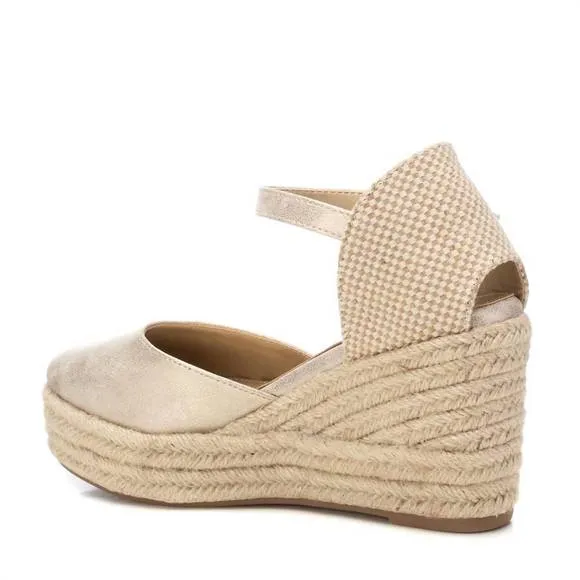 NEW XTI women's wedge sandals in gold