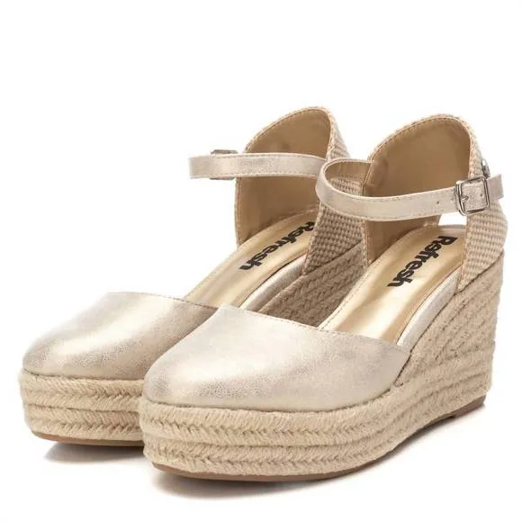 NEW XTI women's wedge sandals in gold