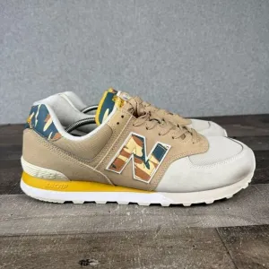 New Balance 574 Mens Size 14 Incense Camo Athletic Running Shoes Tan ML574PA2