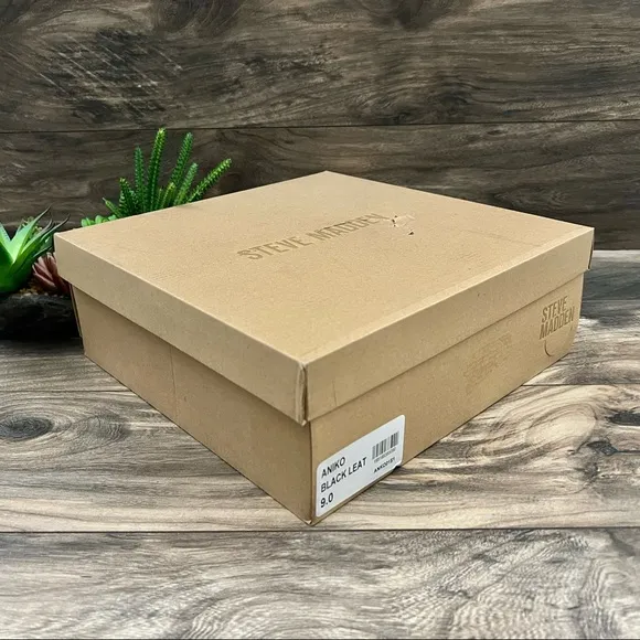 NIB Steve Madden Aniko Faux Fur Lace Up Faux Leather Winter Combat Boots