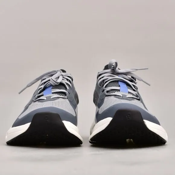 NICE! ON CLOUDRUNNER 2 MEN'S SIZE 13 ALLOY CHAMBRAY ATHLETIC SHOES GRAY WHITE