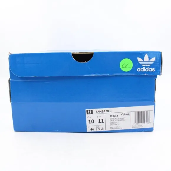 NIDB Adidas Samba XLG Sneakers in Carbon Grey US Men's 10/Women's 11 (ID3912)