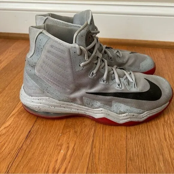 Nike 2016 Air Max Anthony Davis Audacity Gray Basketball Athletic Shoes Size 11