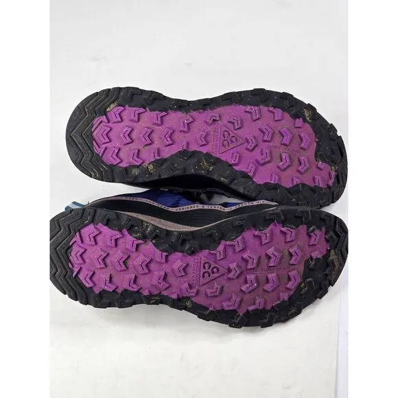 Nike‎ ACG Men's Air Nasu Blue Void Vivid Purple Athletic Shoes 7.5 CV1779-400
