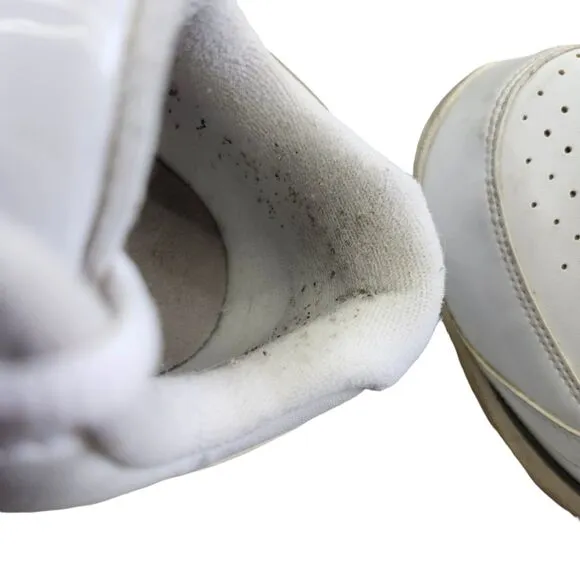 Nike Air Baseline Low Mens 12 Athletic Shoes White Metallic Sneakers 386240-111