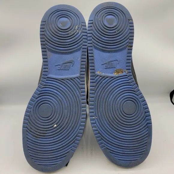 Nike Air Court Vision Low Mens Size 11.5 Black Blue Running Shoes DM8681-001