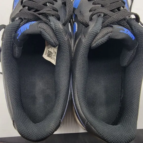 Nike Air Court Vision Low Mens Size 11.5 Black Blue Running Shoes DM8681-001