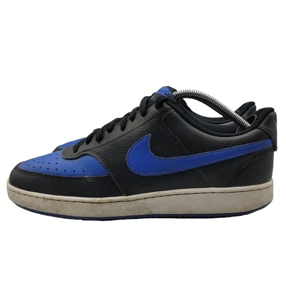 Nike Air Court Vision Low Mens Size 11.5 Black Blue Running Shoes DM8681-001