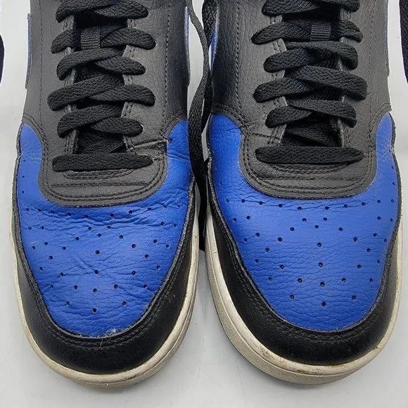 Nike Air Court Vision Low Mens Size 11.5 Black Blue Running Shoes DM8681-001