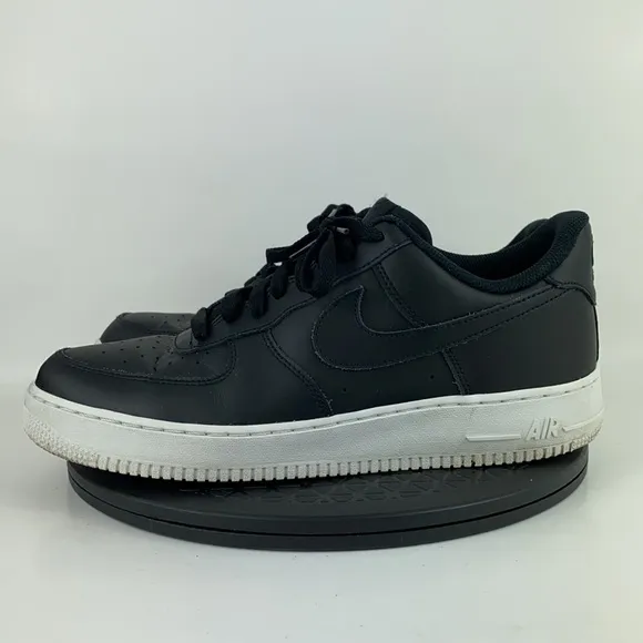 Nike Air Force 1 '07 Low Black/White Athletic Shoes AA4083-015 Men's Size 11.5