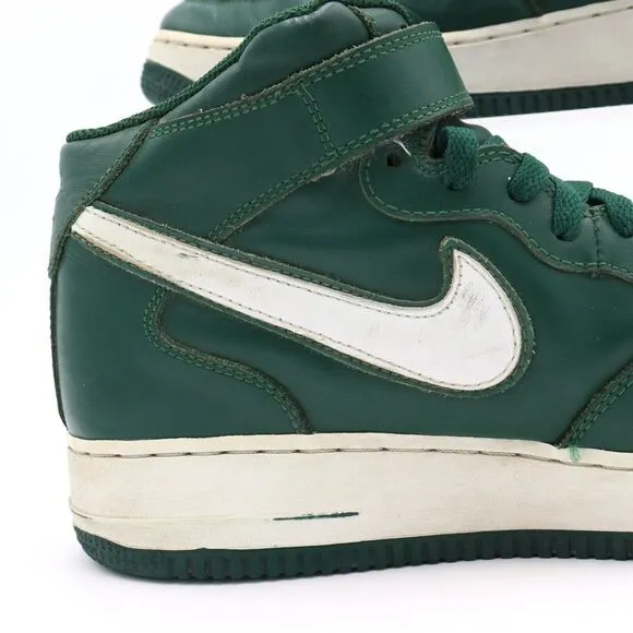 Nike Air Force 1 AF1 Mid 2003 Mens Size 10.5‎ US Forest Green Leather 306352-311