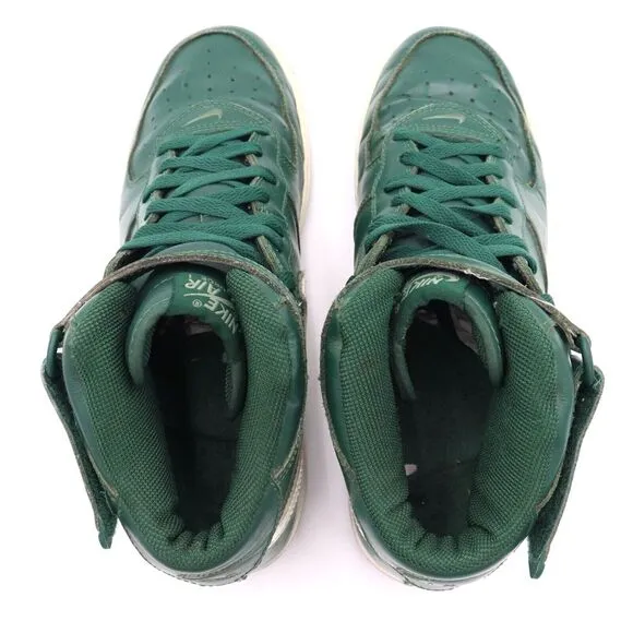 Nike Air Force 1 AF1 Mid 2003 Mens Size 10.5‎ US Forest Green Leather 306352-311