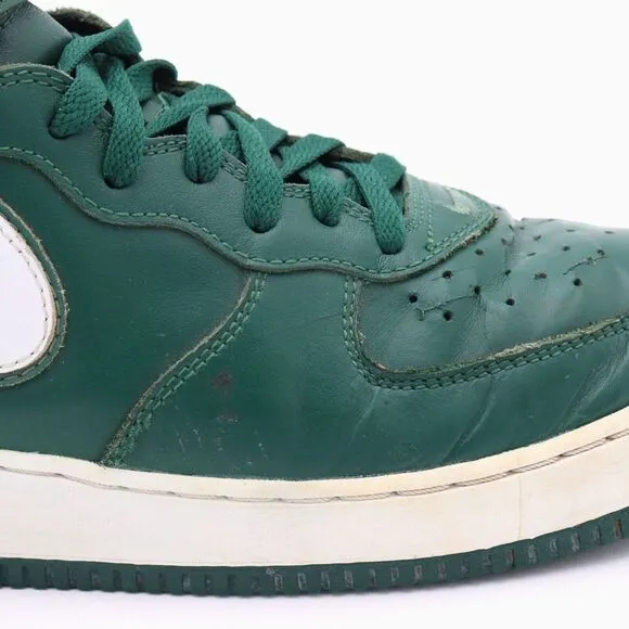 Nike Air Force 1 AF1 Mid 2003 Mens Size 10.5‎ US Forest Green Leather 306352-311