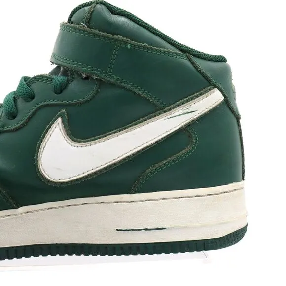 Nike Air Force 1 AF1 Mid 2003 Mens Size 10.5‎ US Forest Green Leather 306352-311