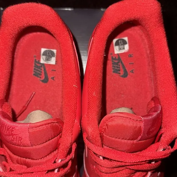 Nike Air Force 1 Low Triple Red. Sz.13M. Original box.