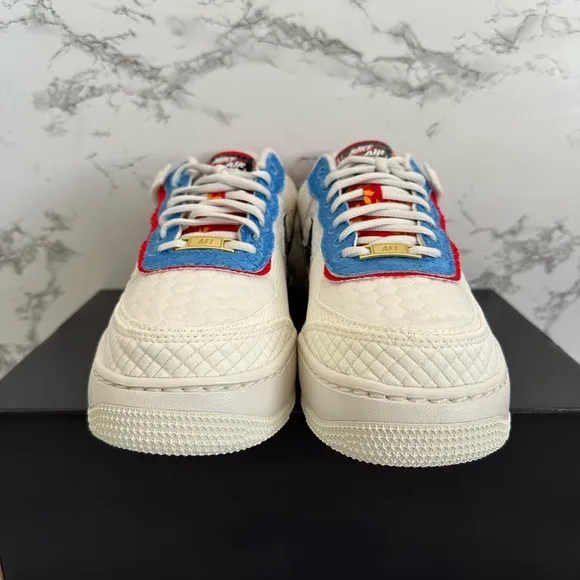 Nike Air Force 1 Shadow Patchwork Multi Shoes Sneakers DZ5193-100 Women Size 7.5