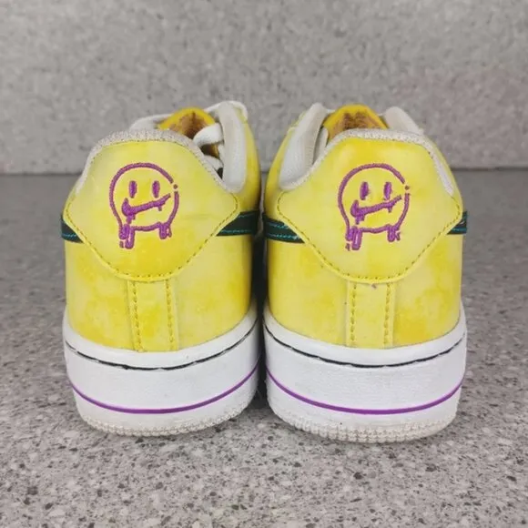 Nike Air Force 1 Yellow Sneakers 5.5Y Shoes