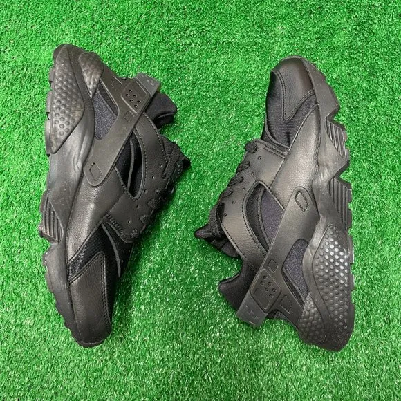 Nike Air Huarache Low Mens Running Sneaker Shoes Black DD1068-002 VNDS Size 8