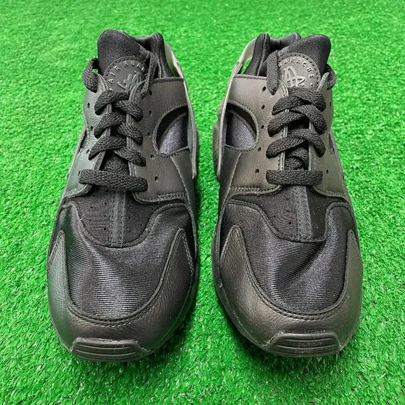 Nike Air Huarache Low Mens Running Sneaker Shoes Black DD1068-002 VNDS Size 8