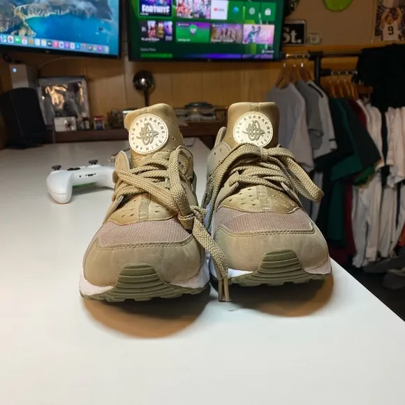 Nike Air Huarache Run Camo Cargo 318429-200 Running Shoes Sneakers Mens US 11