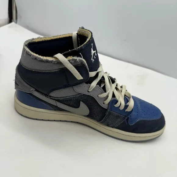 Nike Air Jordan 1 Mid SE Craft Mens 9.5 Obsession Blue Shoes Sneakers DR8868-400
