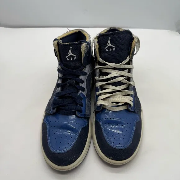 Nike Air Jordan 1 Mid SE Craft Mens 9.5 Obsession Blue Shoes Sneakers DR8868-400