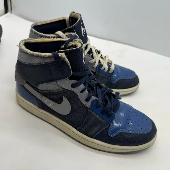 Nike Air Jordan 1 Mid SE Craft Mens 9.5 Obsession Blue Shoes Sneakers DR8868-400