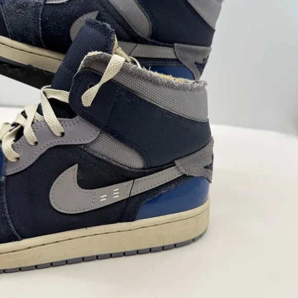 Nike Air Jordan 1 Mid SE Craft Mens 9.5 Obsession Blue Shoes Sneakers DR8868-400