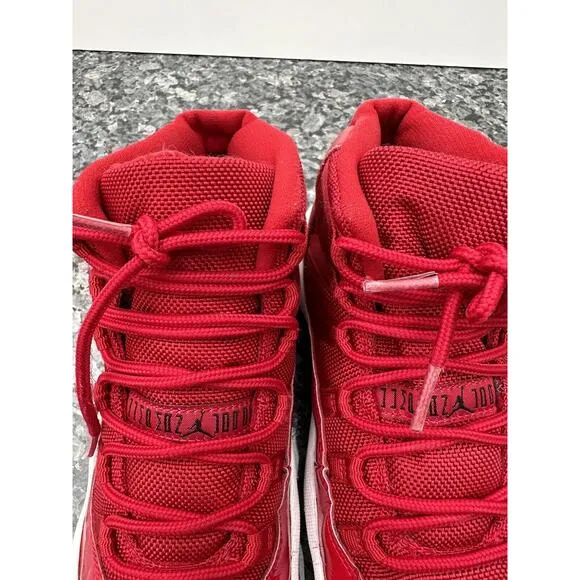 Nike Air Jordan 11 Win Like 96 Boys Size 4Y Athletic Shoes Sneakers 378038-623