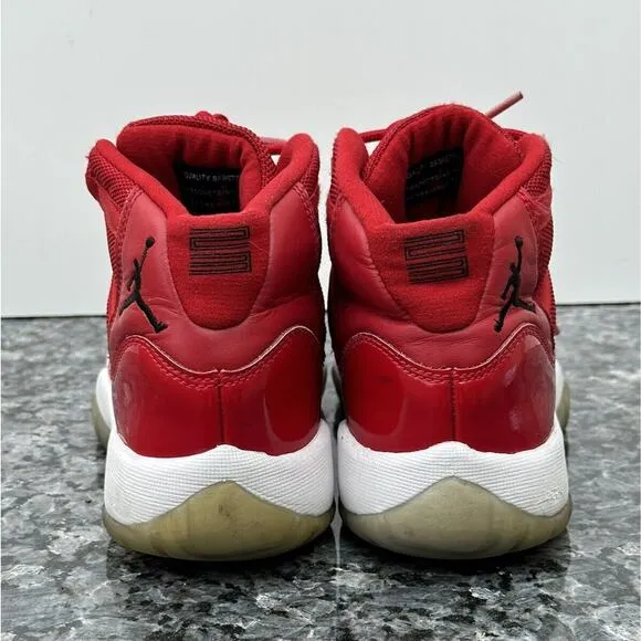 Nike Air Jordan 11 Win Like 96 Boys Size 4Y Athletic Shoes Sneakers 378038-623