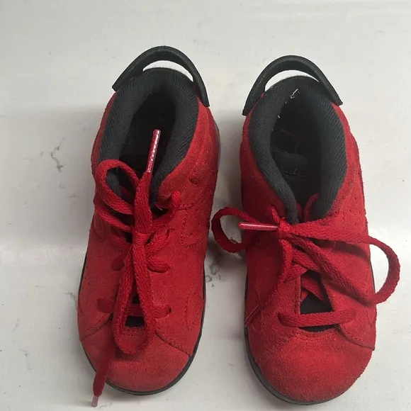 Nike Air Jordan 6 Retro Toro Toddler Size 8C Athletic Shoes Sneakers DV3605-600